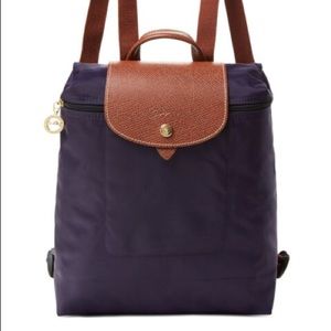 Longchamp Le Pliage Backpack Bilberry